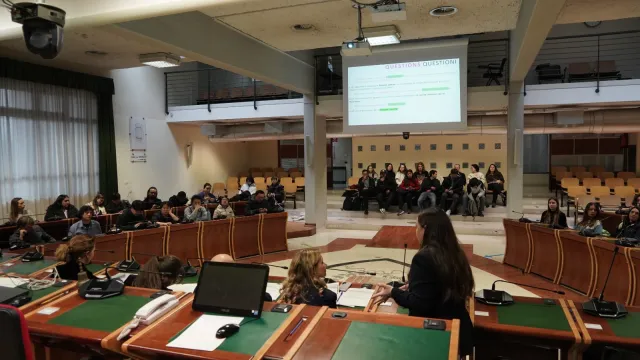 giornata di studio è iniziata con l’incontro nella Sala del Consiglio Comunale 