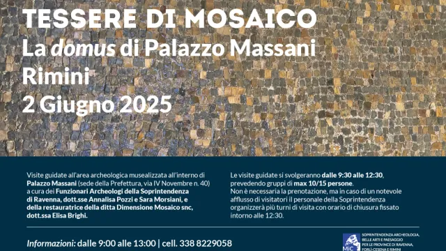 essere di mosaico. Il 2 giugno la domus di Palazzo Massani apre le sue porte