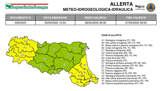 allerta 56/2025