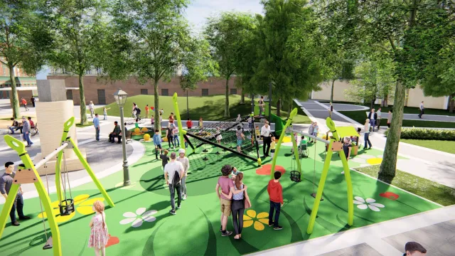 RENDERING PIAZZA FERRARI