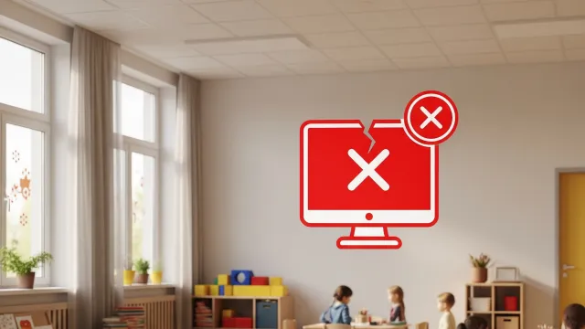 Avviso interruzione servizi educativi online
