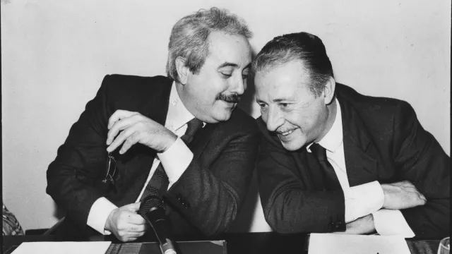 Magistrato Giovanni Falcone e Magistrato Paolo Borsellino
