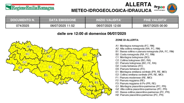 allerta 74/2025 copertina