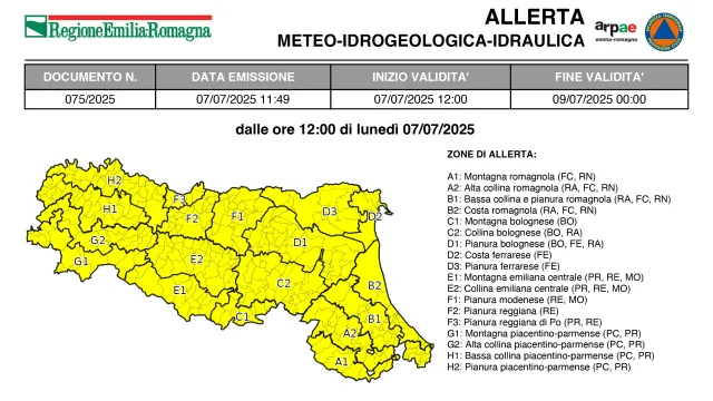 allerta 75/2025 copertina