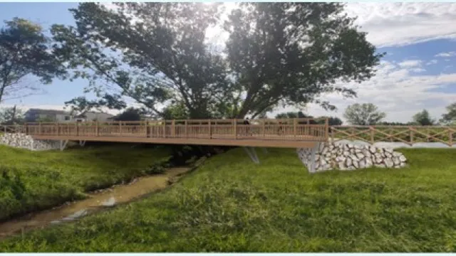 Ponte ciclopedonale ausa