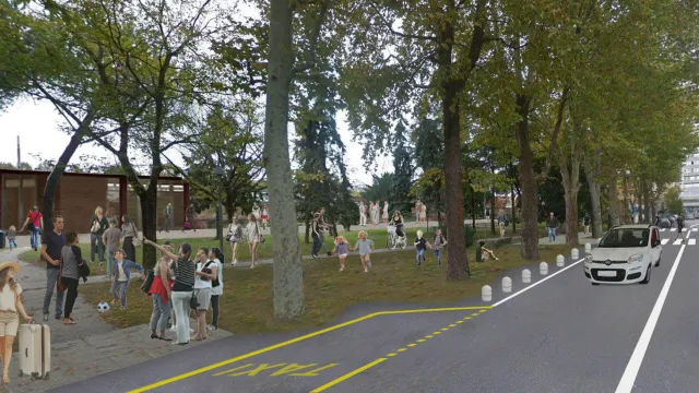 Rendering Piazzale Carso