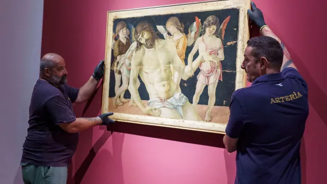 trasferimento opera bellini per restauro