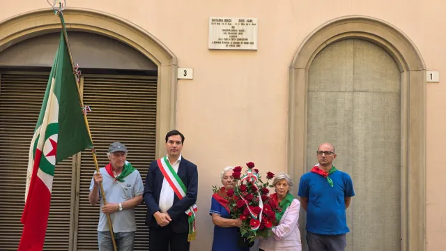 commemorazione partigiani Chesi e Battarra