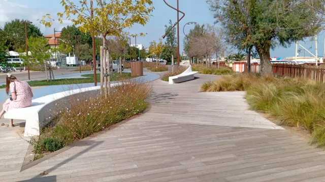 Nuova area pedonale Murri da Piazzale Gondar a Viale Siracusa