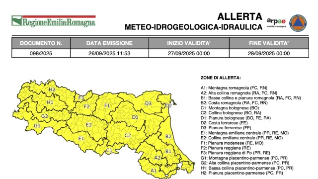 Allerta n.98 del 2025