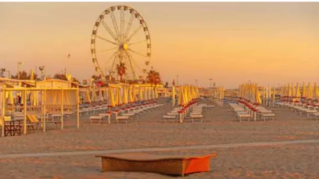 Foto della spiaggia di Rimini