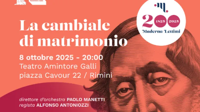 Teatro Galli “La Cambiale di Matrimonio” di Gioacchino Rossini