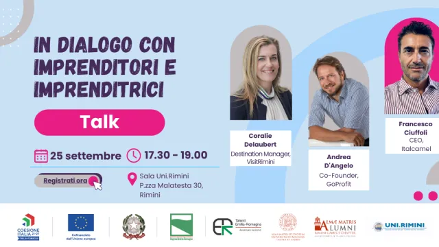 locandina Tourism In Dialogo con Imprenditori e Imprenditrici