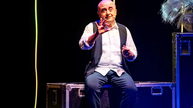 Paolo Cevoli nello spettacolo Figli di Troia