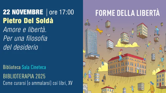 Biblioterapia” con il filosofo Pietro Del Soldà 2025
