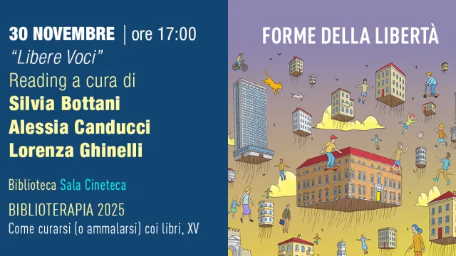 “Libere voci” reading a cura di Lorenza Ghinelli, Silvia Bottani e Alessia Canducci