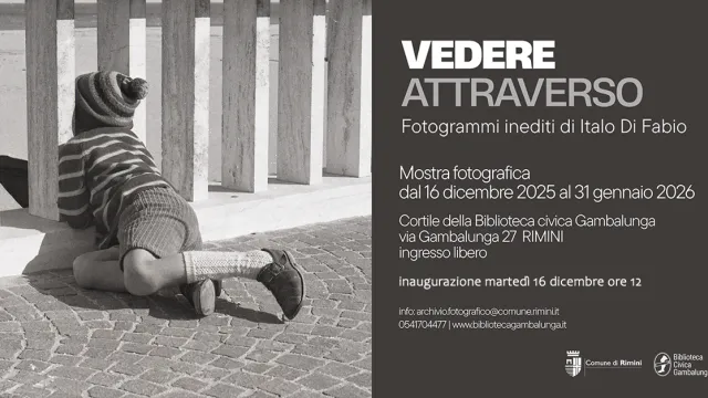 “Vedere Attraverso. Fotogrammi inediti di Italo Di Fabio”