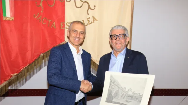 Ricevuto in Residenza Comunale il professor Paolo Parini