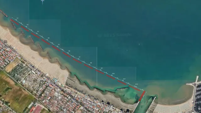 Riqualificazione della spiaggia della costa nord