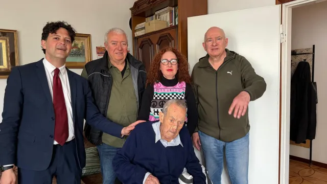 100 anni del nonno Guerrino