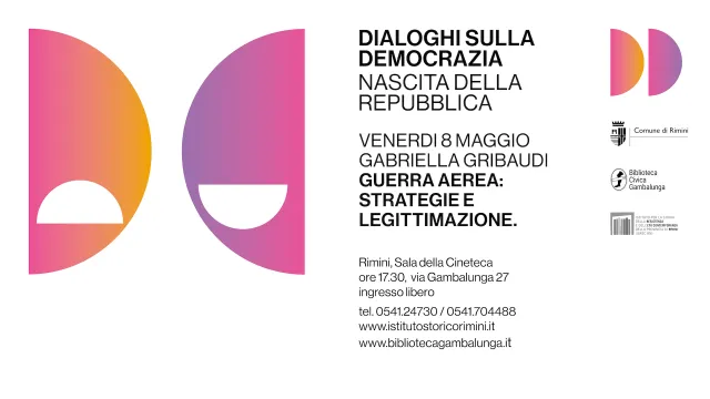  Dialoghi sulla Democrazia: venerdì 8 maggio la lectio "Guerra aerea: strategie e legittimazione"