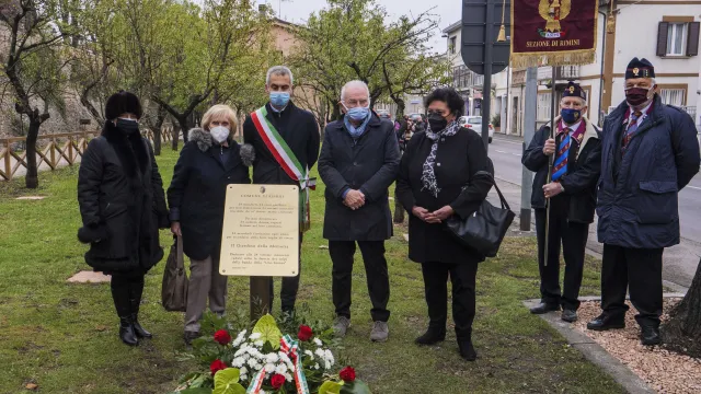  cerimonia di commemorazione per le vittime della Uno Bianca nel “Giardino della Memoria” di via Circonvallazione Occidentale.