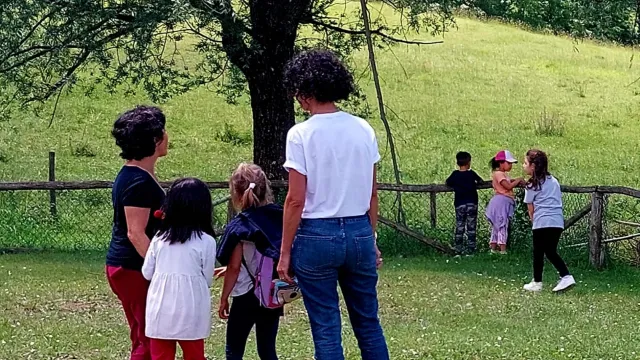 Immagine di archivio del campeggio a Badia Tedalda 