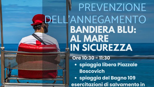 Locandina Mare Giornata 25 Luglio '26 prevenzione annegamento