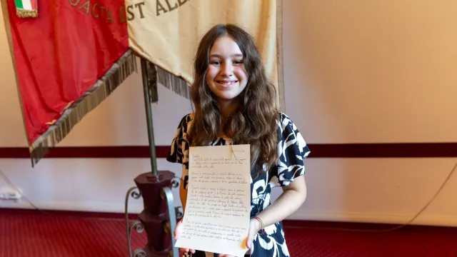 La lettera di Viola Gobbi, Sindaca dei ragazzi di Rimini, al Pontefice