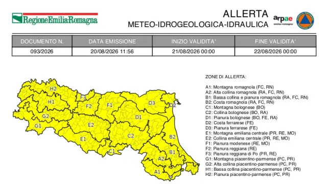 Allerta n.93 del 2026