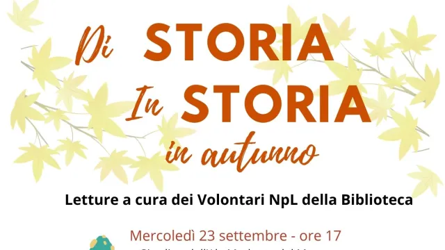 "Di storia in storia"2026