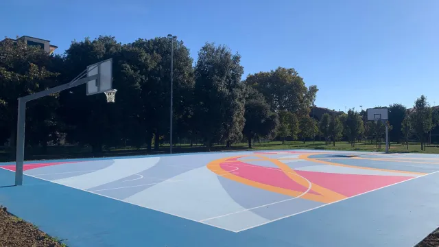 Campo da basket parco Spina Verde Miramare