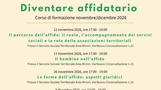 corso diventare genitori 2025/2026
