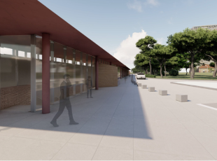 rendering sottopasso stazione