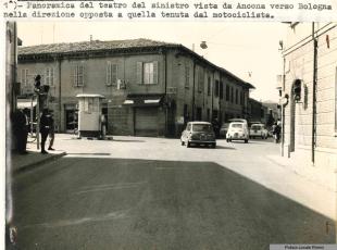 foto storiche polizia locale: piazza Mazzini maggio 1973