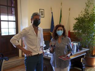 sindaco, assessore alla sicurezza e dott.ssa bonini