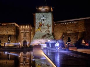 spettacolo apertura Fellini Museum