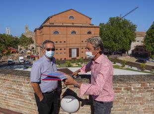 Mons. Dario Viganò e Andrea Gnassi