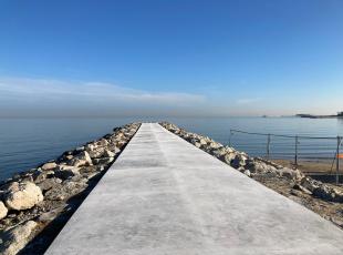 pavimentazione molo destro san giuliano mare