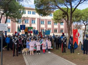 inaugurazione giardini milite ignoto