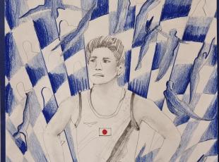 disegno atleta