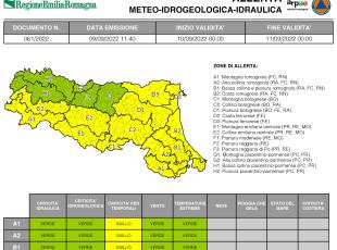 Allerta meteo n. 61