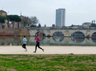 Parkrun al parco Marecchia