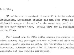 Fellini incompiuto: la lettera a Dino de Laurentis su Il Viaggio di G. Mastorna 