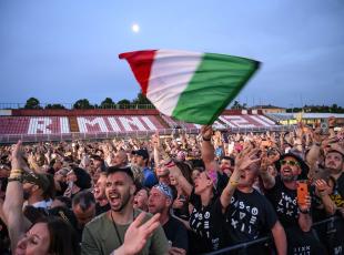 soundcheck riservato al fan club di Vasco Rossi giovedì 1° giugno.