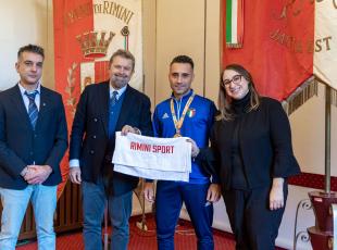 campione europeo di karate Manuel Cunti