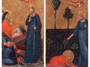 Pietro da Rimini, Resurrezione e Noli me tangere, ca. 1325-1330