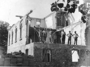 Giugno 1946: inizio lavori di ricostruzione Casa delle Suore Salesiane