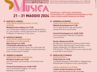 Programma "La settimana della musica"