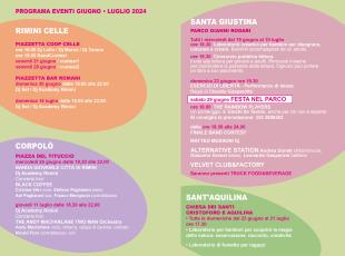 Programma “Tuttinpiazza” estate 2024